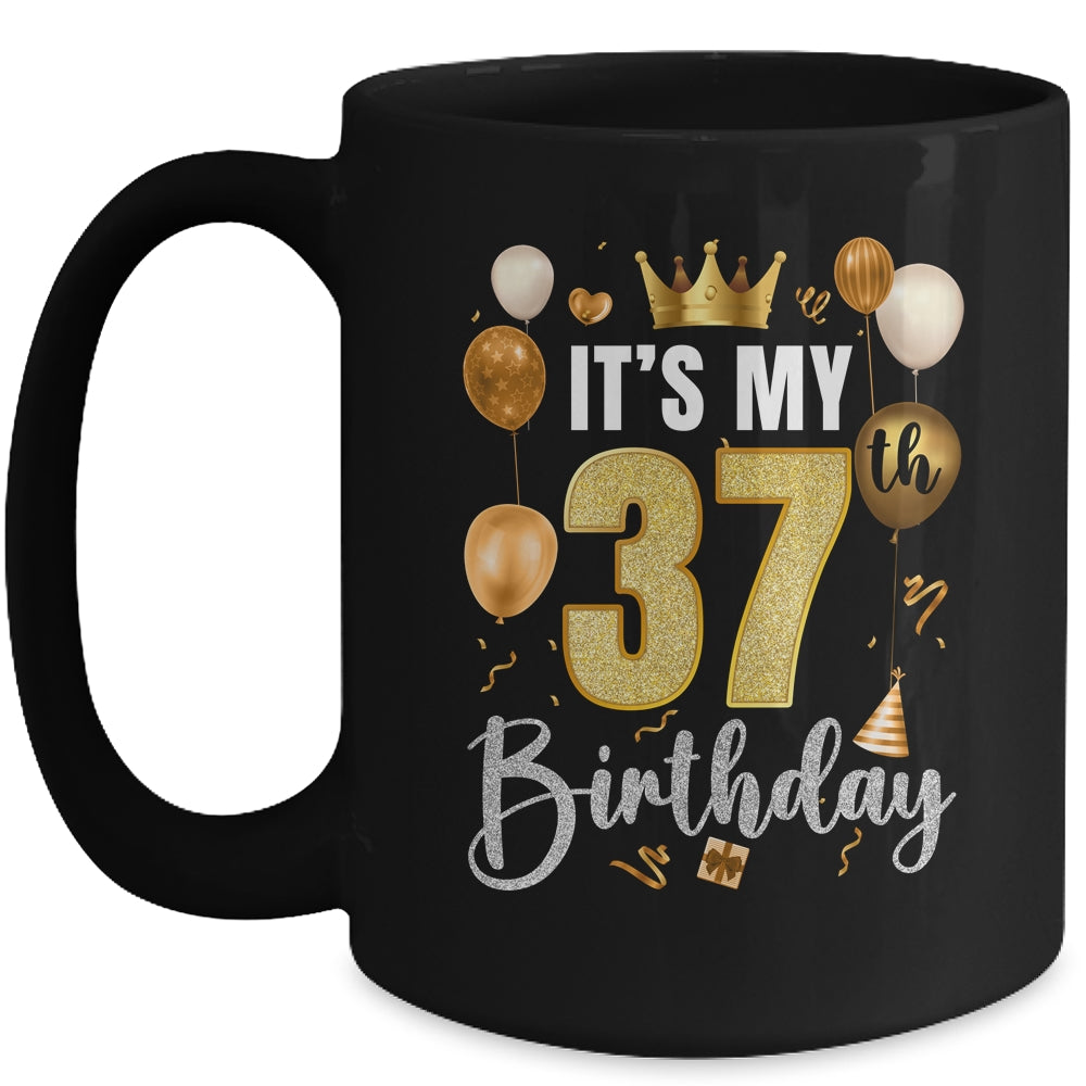 Its My 37th Birthday Happy 1987 Birthday Party For Men Women Mug | siriusteestore