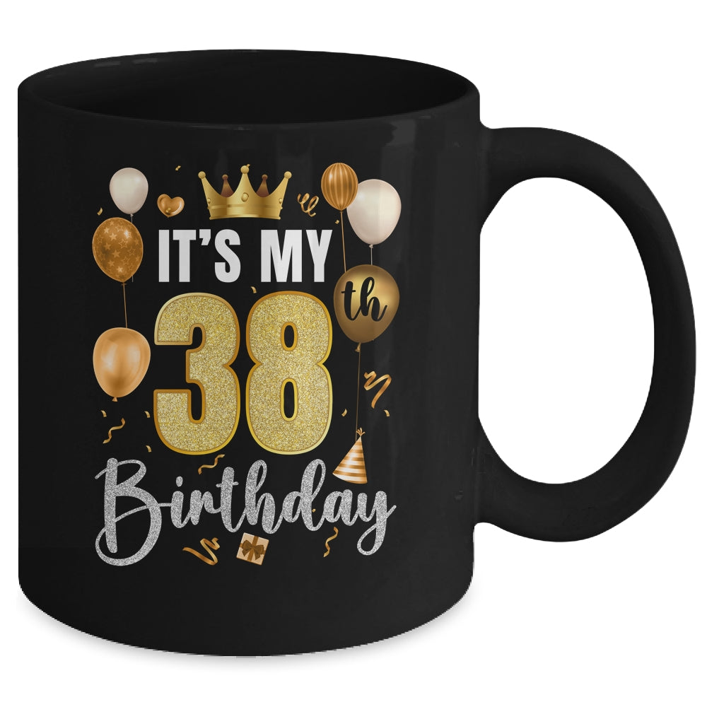 Its My 38th Birthday Happy 1986 Birthday Party For Men Women Mug | siriusteestore