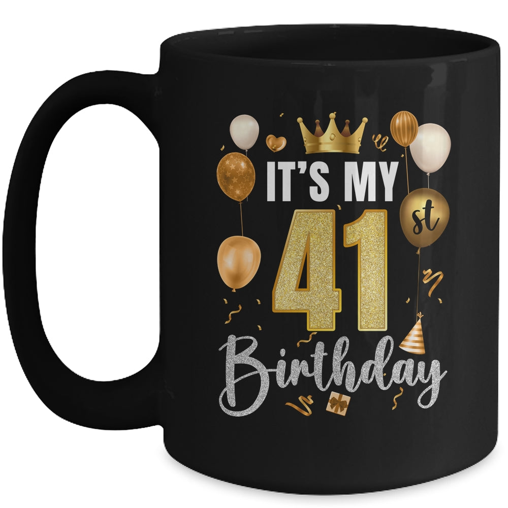 Its My 41st Birthday Happy 1983 Birthday Party For Men Women Mug | siriusteestore