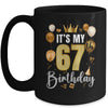 Its My 67th Birthday Happy 1957 Birthday Party For Men Women Mug | siriusteestore