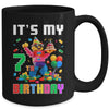 Its My 7th Seven Birthday Building Brick 7 Seven Old Boys Mug | siriusteestore