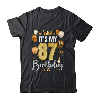 Its My 87th Birthday Happy 1937 Birthday Party For Men Women Shirt & Tank Top | siriusteestore