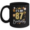 Its My 87th Birthday Happy 1937 Birthday Party For Men Women Mug | siriusteestore