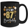 Its My 87th Birthday Happy 1937 Birthday Party For Men Women Mug | siriusteestore