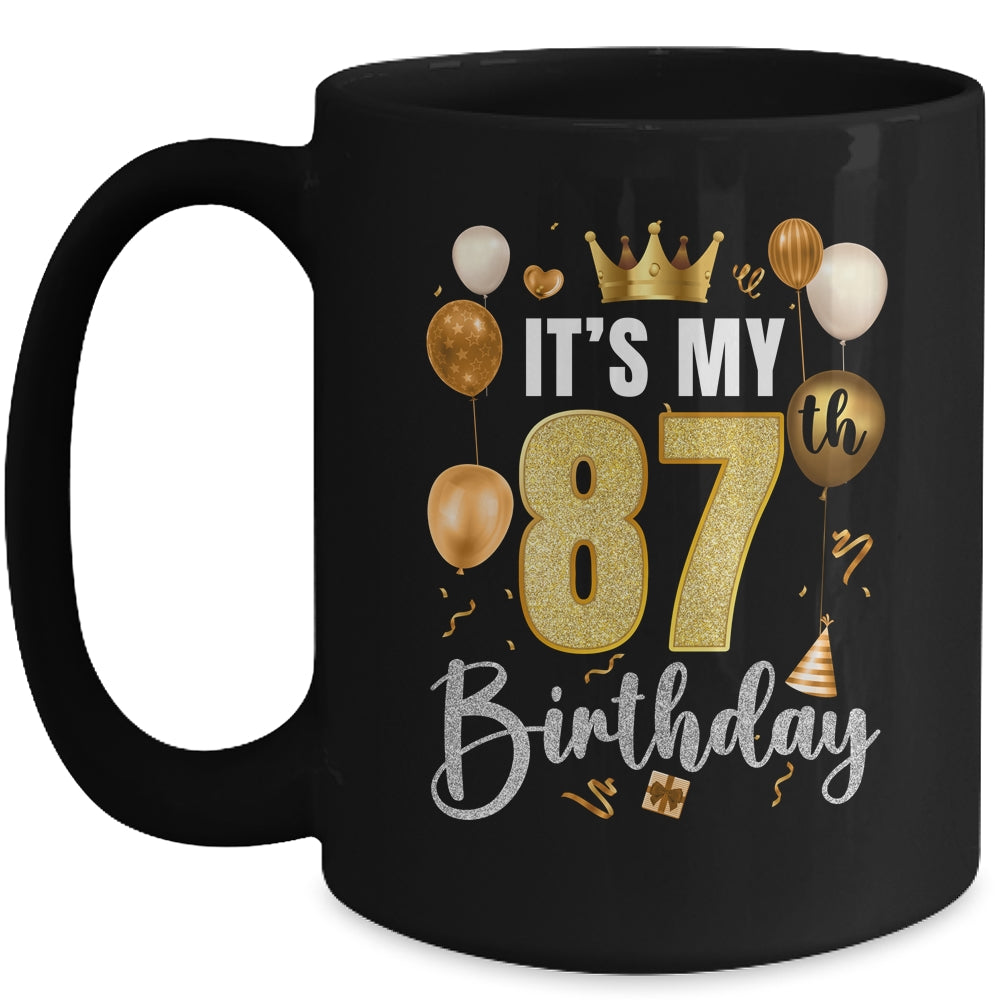 Its My 87th Birthday Happy 1937 Birthday Party For Men Women Mug | siriusteestore