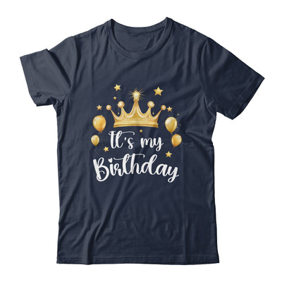 Its My Birthday Cute Women Girl Kids Funny Crown Balloons Shirt & Tank Top | siriusteestore