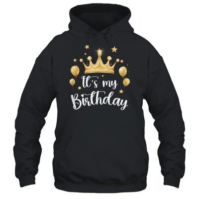 Its My Birthday Cute Women Girl Kids Funny Crown Balloons Shirt & Tank Top | siriusteestore