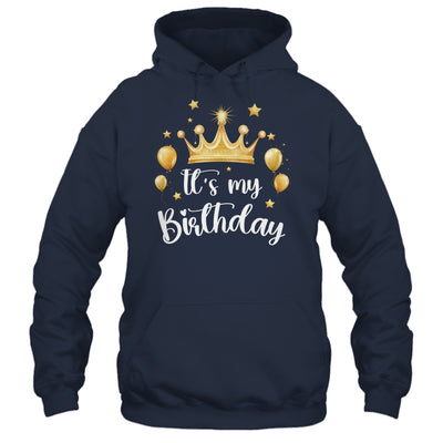 Its My Birthday Cute Women Girl Kids Funny Crown Balloons Shirt & Tank Top | siriusteestore