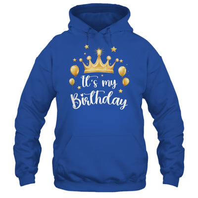 Its My Birthday Cute Women Girl Kids Funny Crown Balloons Shirt & Tank Top | siriusteestore