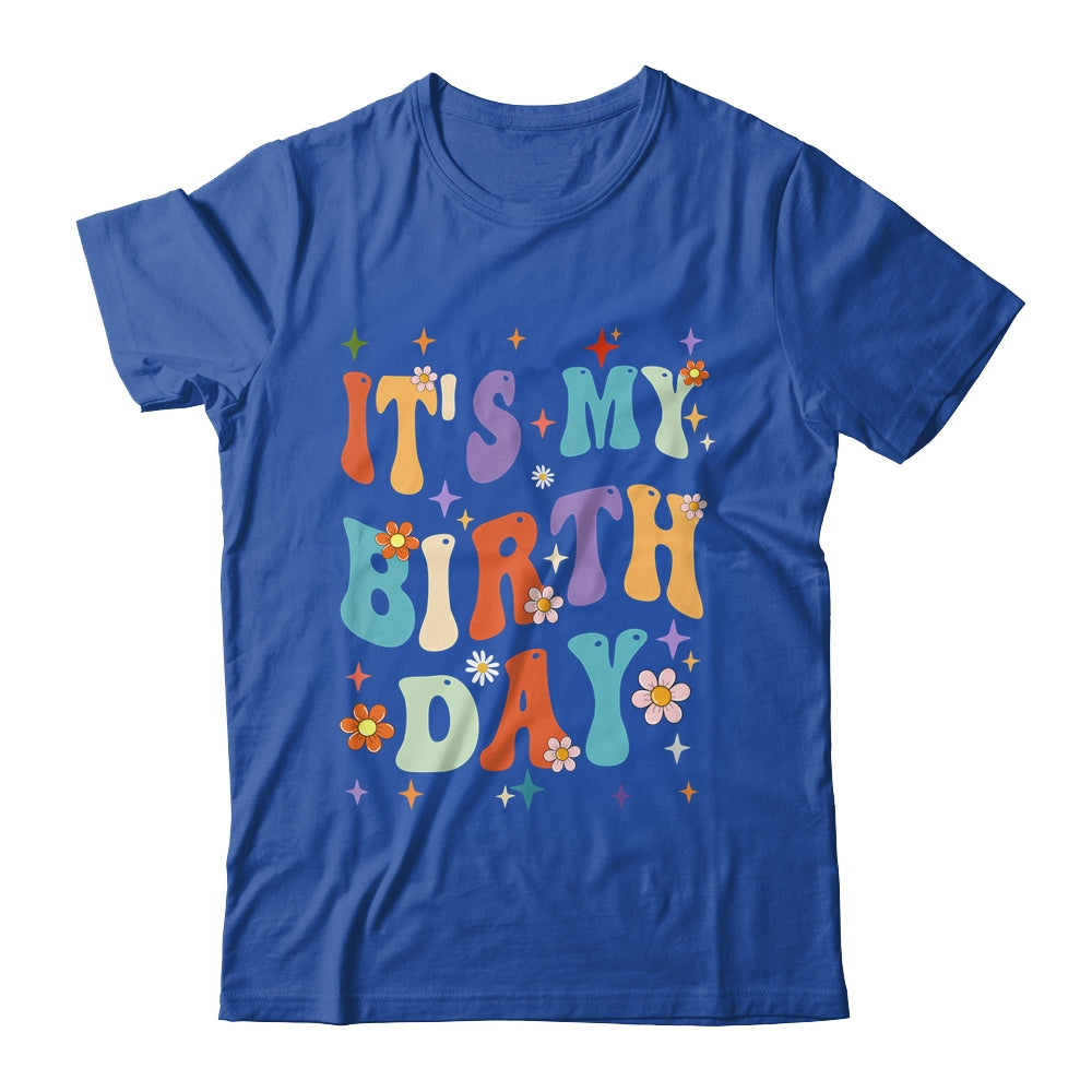 Its My Birthday Retro Vintage Groovy Women Girls Shirt & Tank Top | siriusteestore