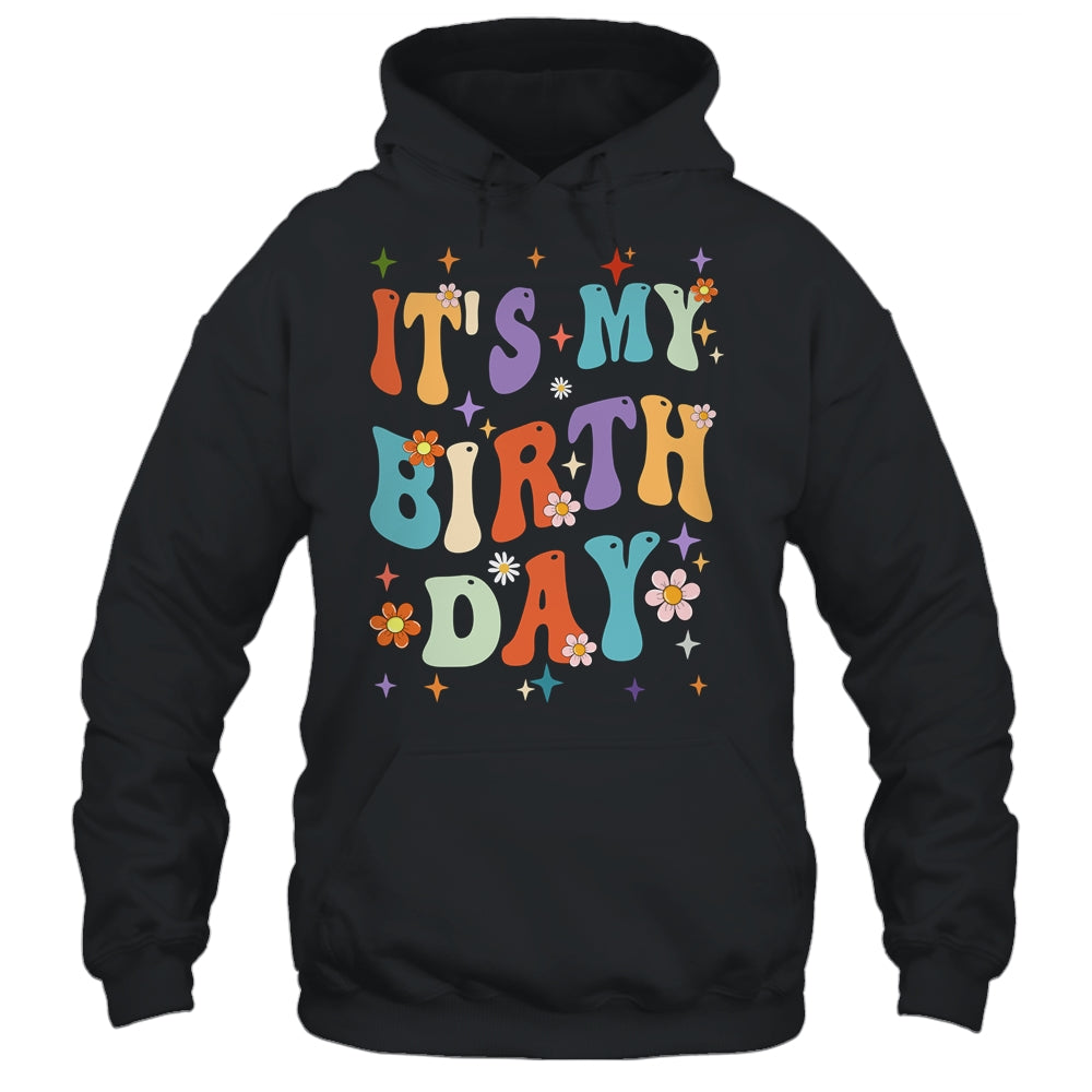 Its My Birthday Retro Vintage Groovy Women Girls Shirt & Tank Top | siriusteestore