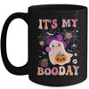 Its My Boo Day Cute Ghost Halloween Birthday Boys Girls Kids Mug | siriusteestore