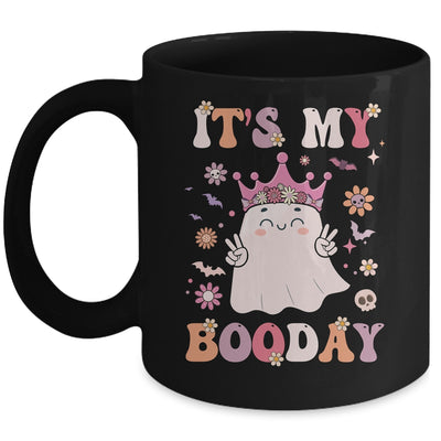 Its My Boo Day Cute Ghost Halloween Birthday Girls Kids Mug | siriusteestore