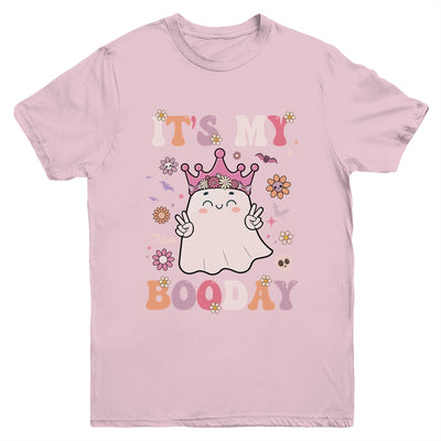 Its My Boo Day Cute Ghost Halloween Birthday Girls Kids Youth Shirt | siriusteestore