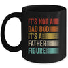 Its Not A Dad Bod Its A Father Figure Funny Fathers Day Retro Mug | siriusteestore