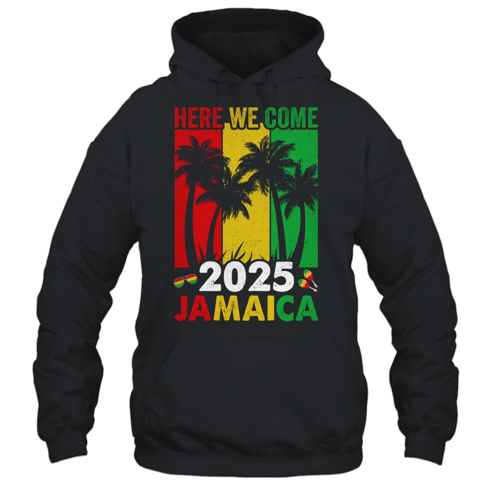 Jamaica 2025 Here We Come Matching Family Vacation Trip Shirt & Tank Top | siriusteestore