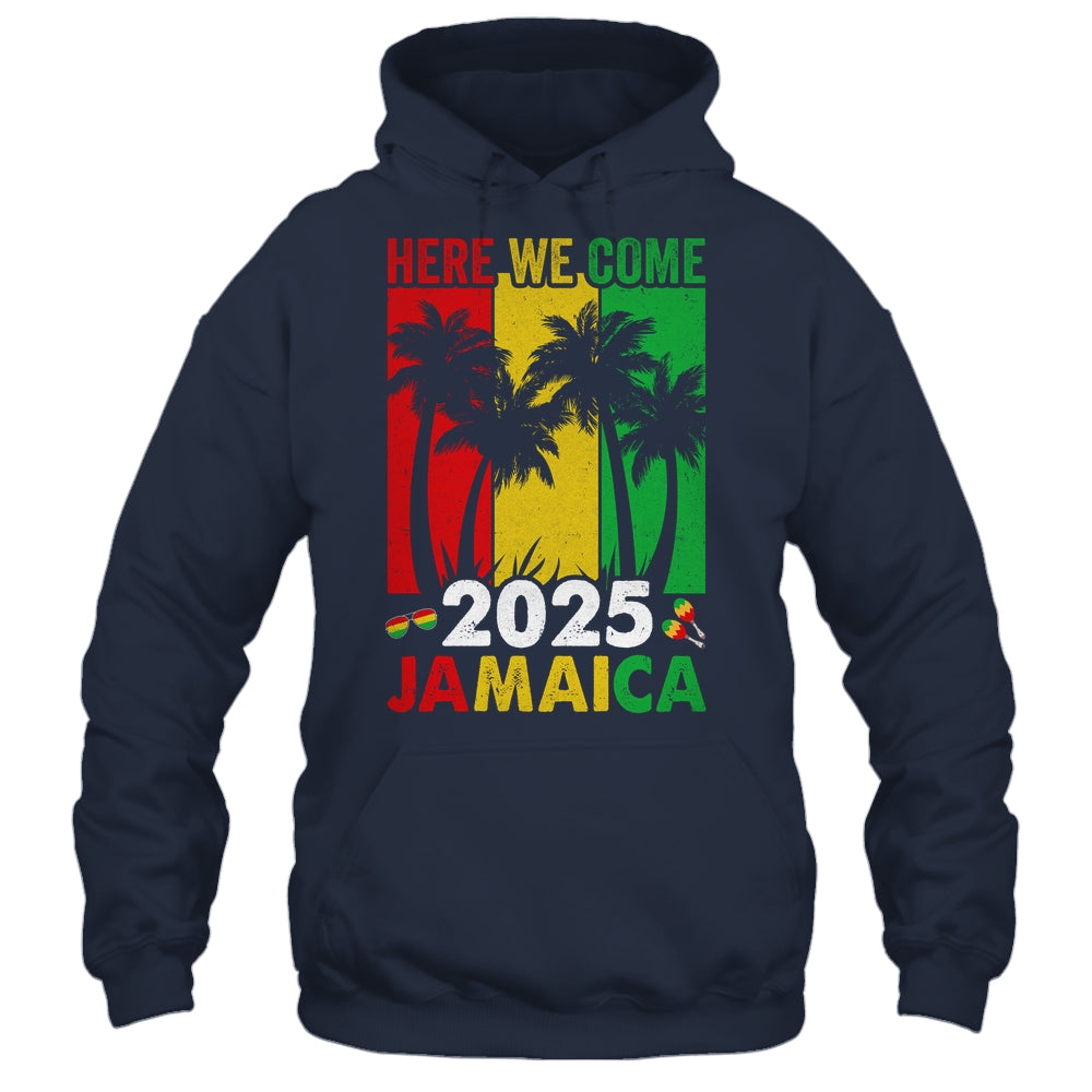 Jamaica 2025 Here We Come Matching Family Vacation Trip Shirt & Tank Top | siriusteestore
