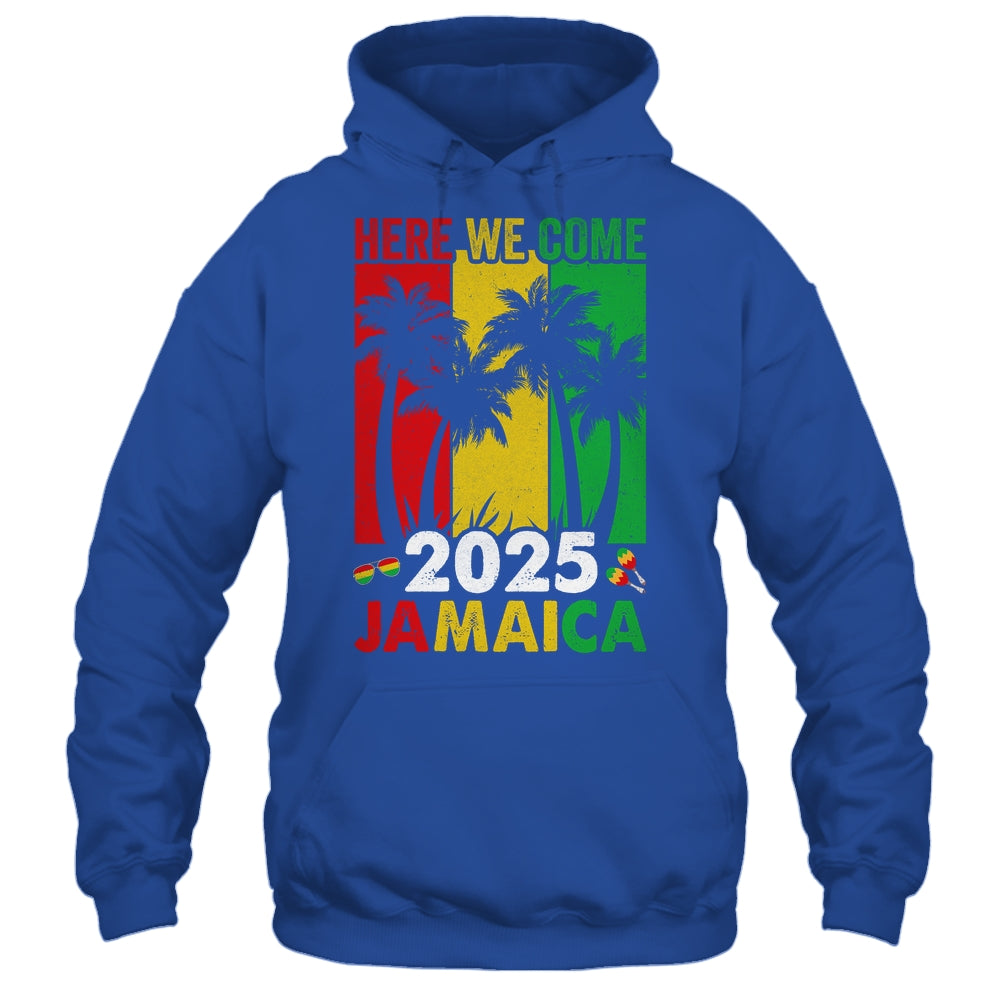 Jamaica 2025 Here We Come Matching Family Vacation Trip Shirt & Tank Top | siriusteestore