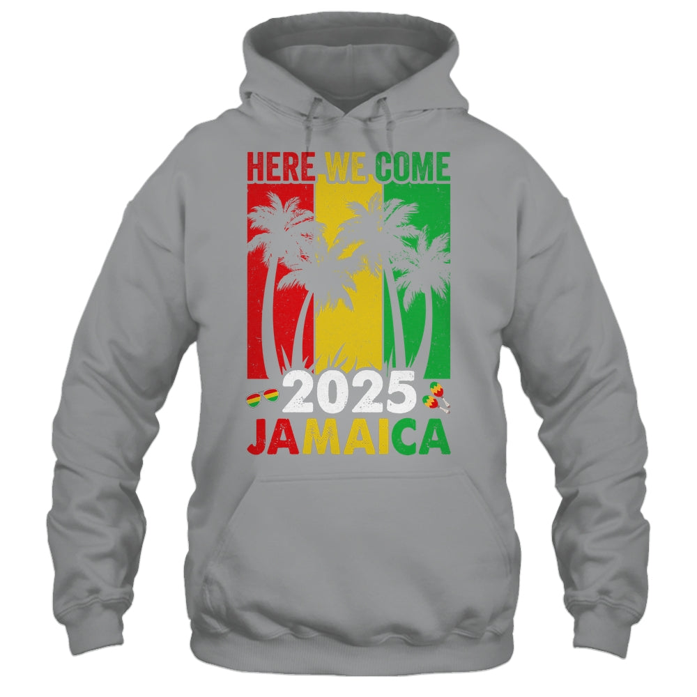 Jamaica 2025 Here We Come Matching Family Vacation Trip Shirt & Tank Top | siriusteestore