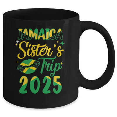 Jamaica 2025 Sisters Trip With Jamaican Flag And Kiss Mug | siriusteestore