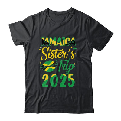 Jamaica 2025 Sisters Trip With Jamaican Flag And Kiss Shirt & Tank Top | siriusteestore