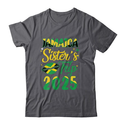 Jamaica 2025 Sisters Trip With Jamaican Flag And Kiss Shirt & Tank Top | siriusteestore