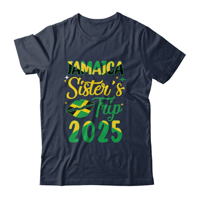 Jamaica 2025 Sisters Trip With Jamaican Flag And Kiss Shirt & Tank Top | siriusteestore