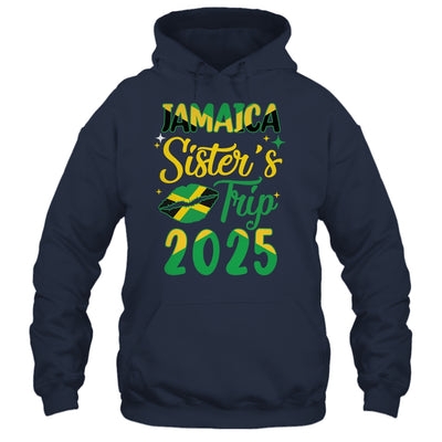 Jamaica 2025 Sisters Trip With Jamaican Flag And Kiss Shirt & Tank Top | siriusteestore