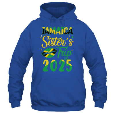 Jamaica 2025 Sisters Trip With Jamaican Flag And Kiss Shirt & Tank Top | siriusteestore