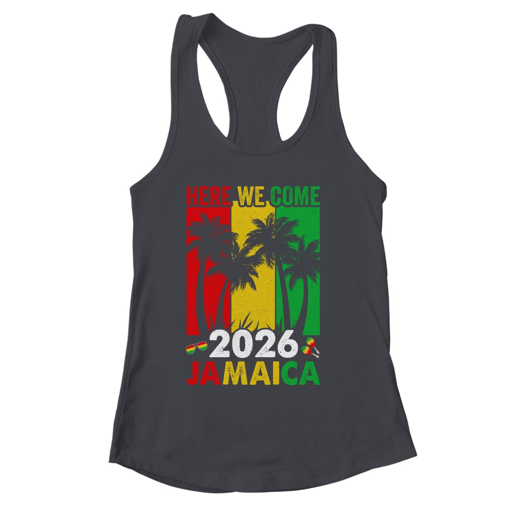 Jamaica 2026 Here We Come Matching Family Vacation Trip Shirt & Tank Top | siriusteestore