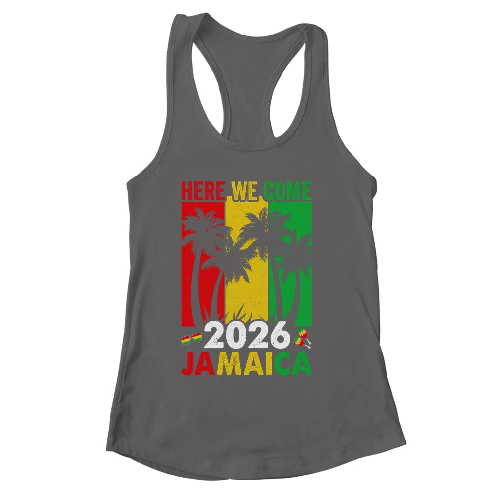 Jamaica 2026 Here We Come Matching Family Vacation Trip Shirt & Tank Top | siriusteestore