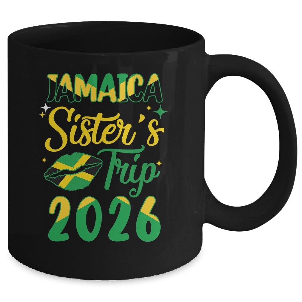Jamaica 2026 Sisters Trip With Jamaican Flag And Kiss Mug | siriusteestore