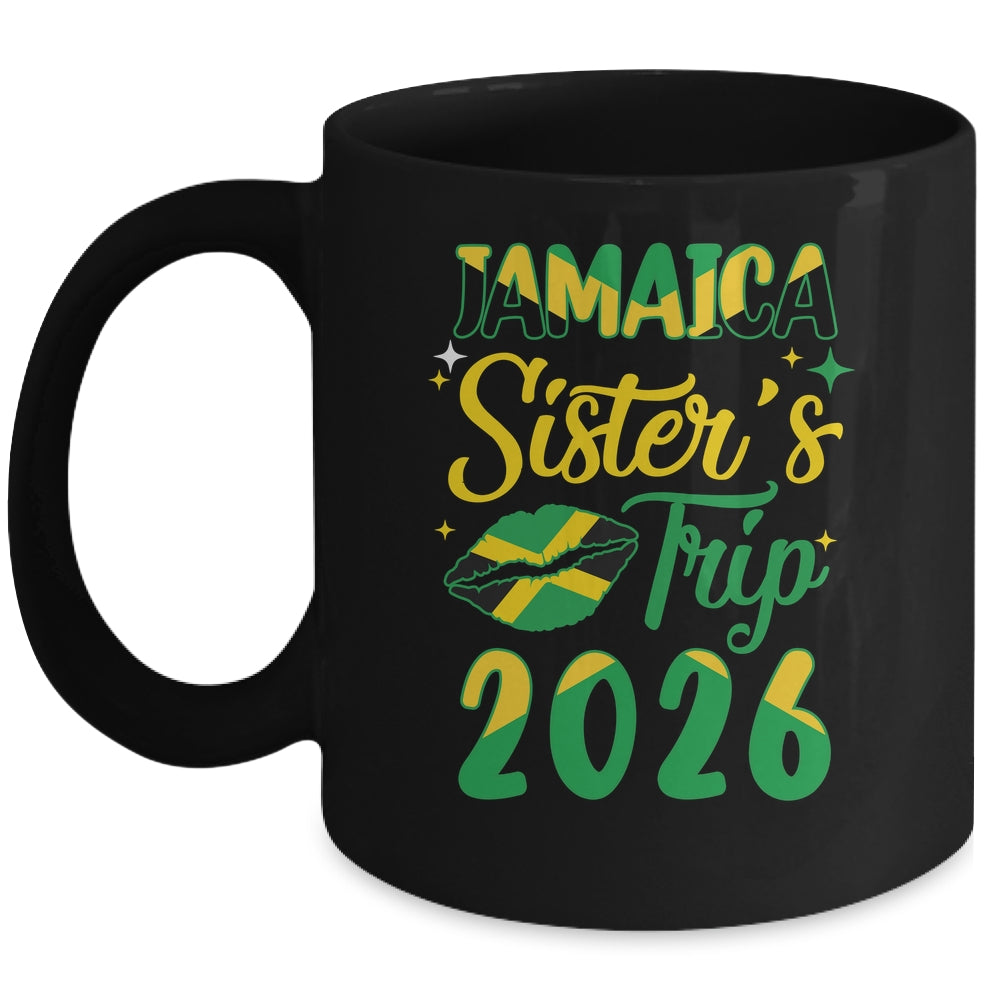 Jamaica 2026 Sisters Trip With Jamaican Flag And Kiss Mug | siriusteestore