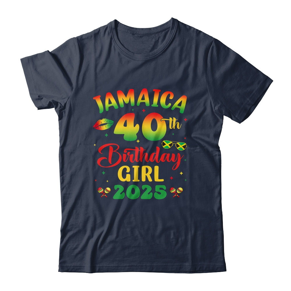 Jamaica 40th Birthday Girl 2025 Party Matching Group Shirt & Tank Top | siriusteestore