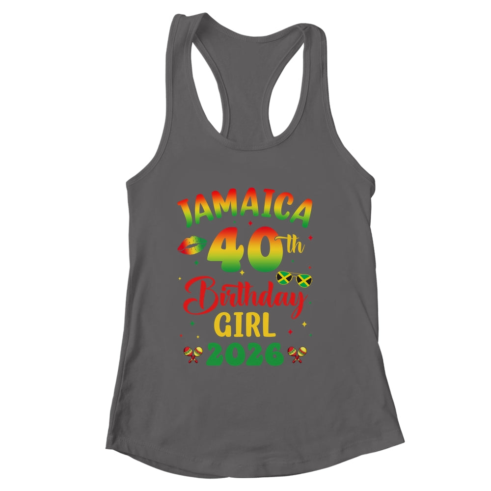 Jamaica 40th Birthday Girl 2026 Party Matching Group Shirt & Tank Top | siriusteestore