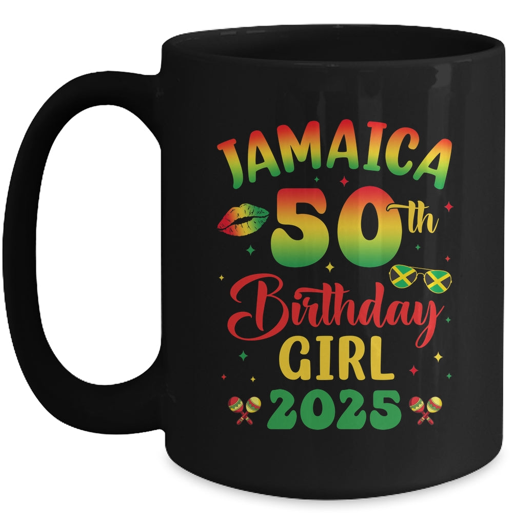 Jamaica 50th Birthday Girl 2025 Party Matching Group Mug | siriusteestore