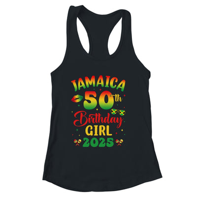 Jamaica 50th Birthday Girl 2025 Party Matching Group Shirt & Tank Top | siriusteestore