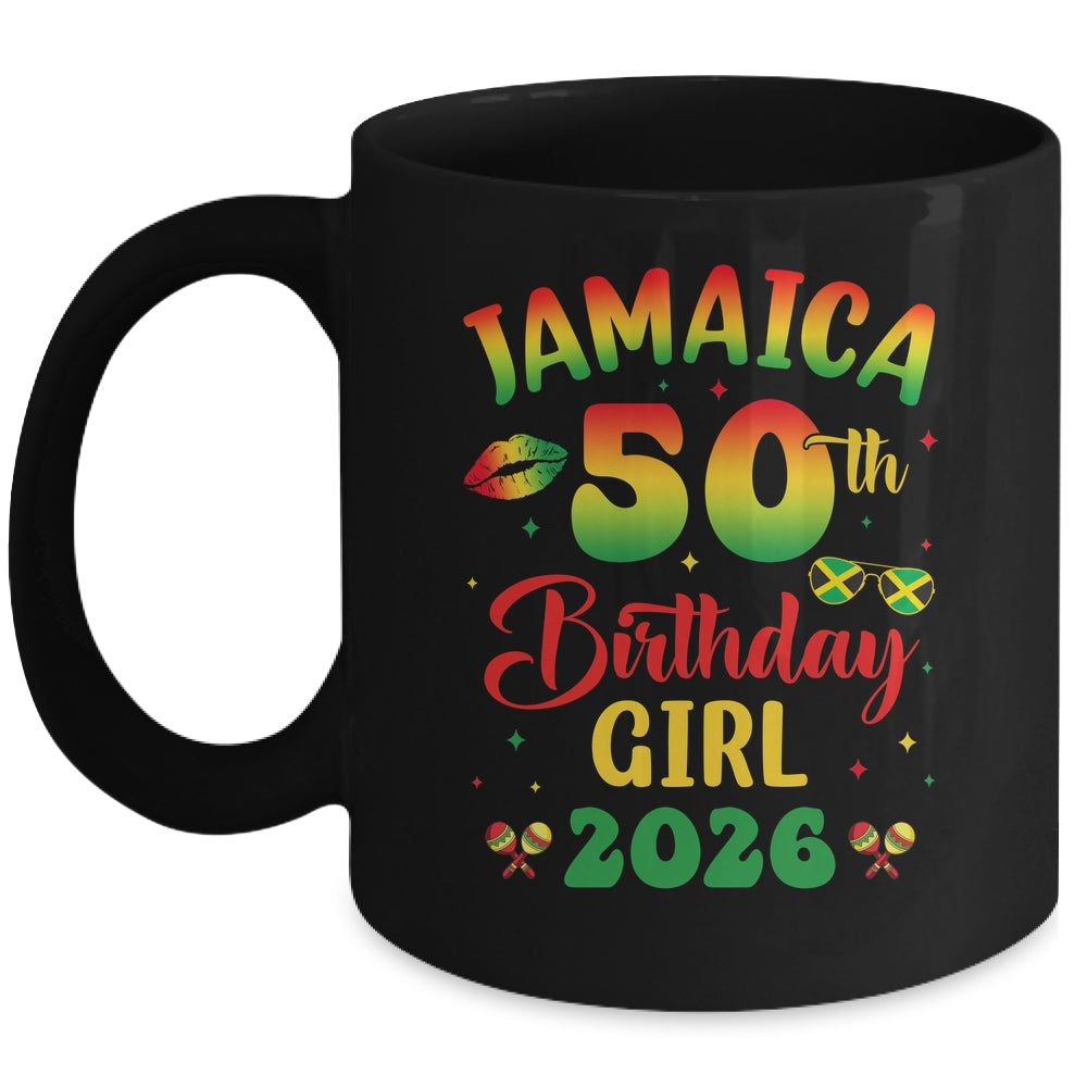 Jamaica 50th Birthday Girl 2026 Party Matching Group Mug | siriusteestore