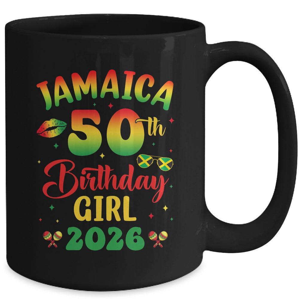 Jamaica 50th Birthday Girl 2026 Party Matching Group Mug | siriusteestore