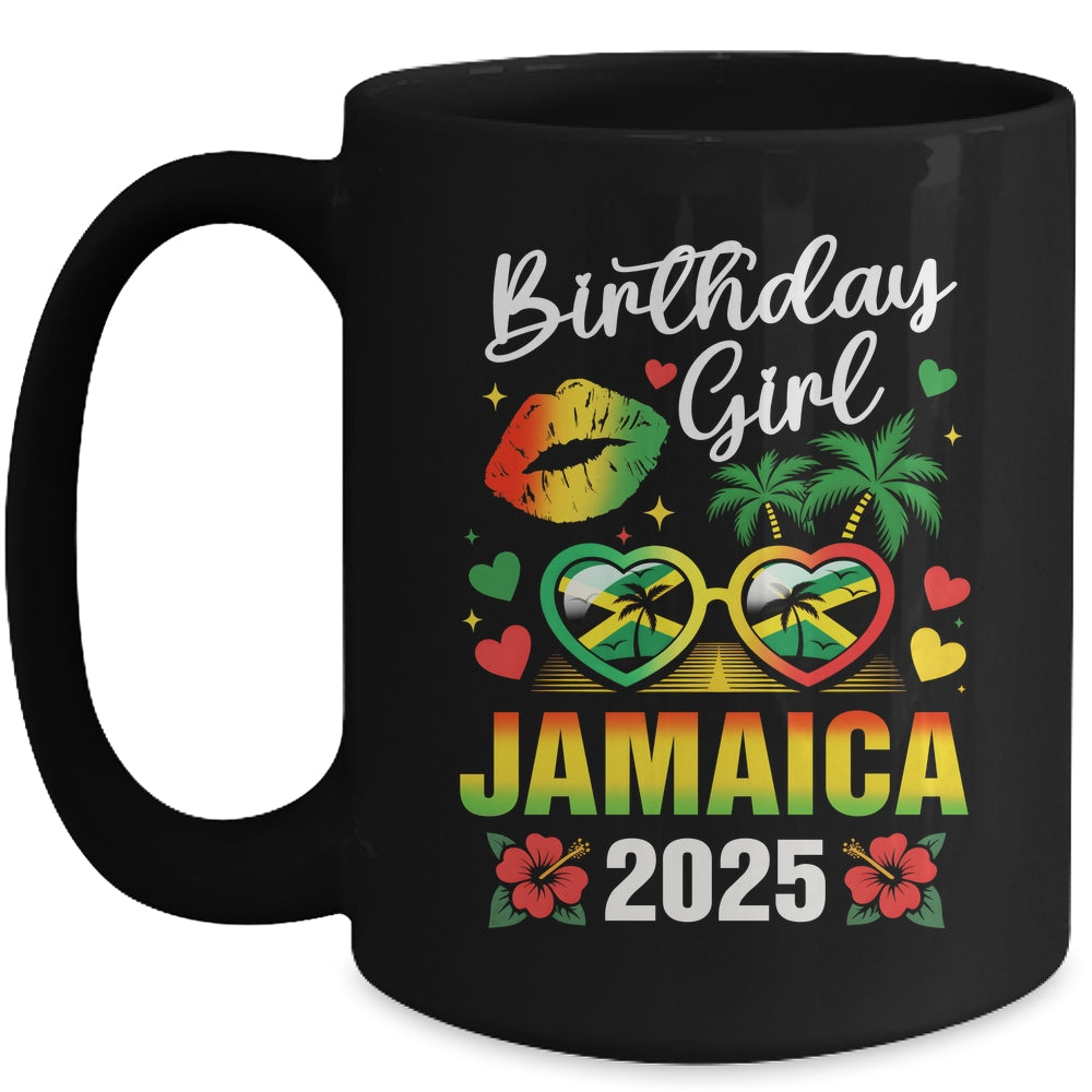 Jamaica Birthday Girl 2025 Birthday Party Squad Girls Trip Mug | siriusteestore