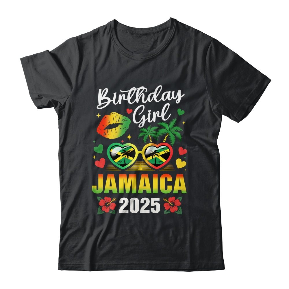 Jamaica Birthday Girl 2025 Birthday Party Squad Girls Trip Shirt & Tank Top | siriusteestore