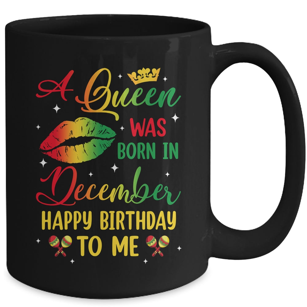 Jamaica Birthday Girl Party A Queen Was Born In December Mug | siriusteestore
