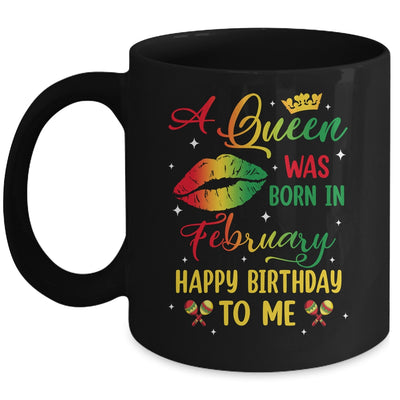 Jamaica Birthday Girl Party A Queen Was Born In February Mug | siriusteestore