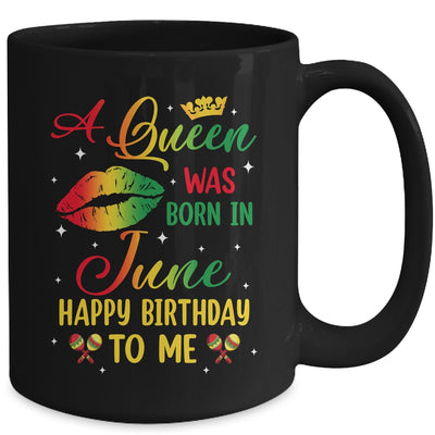 Jamaica Birthday Girl Party A Queen Was Born In June Mug | siriusteestore