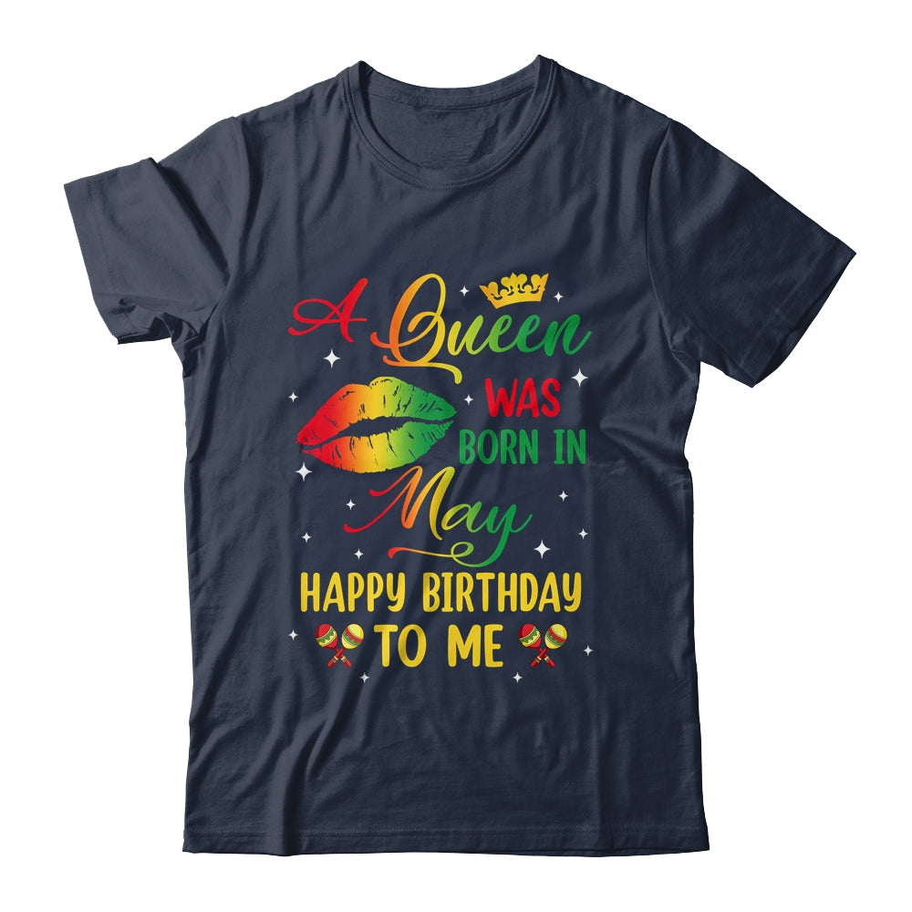 Jamaica Birthday Girl Party A Queen Was Born In May Shirt & Tank Top | siriusteestore
