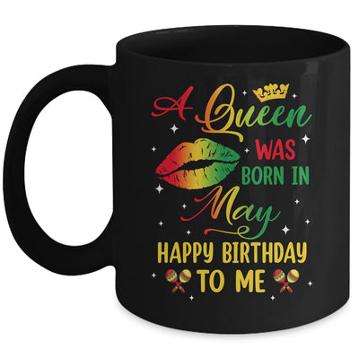 Jamaica Birthday Girl Party A Queen Was Born In May Mug | siriusteestore