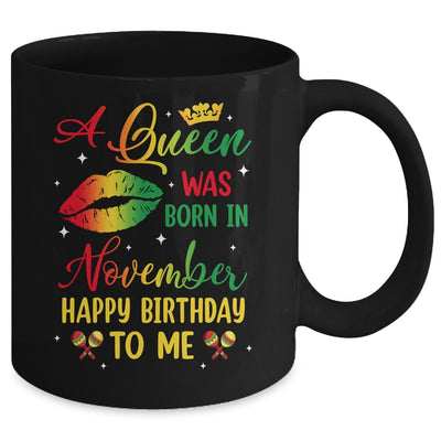 Jamaica Birthday Girl Party A Queen Was Born In November Mug | siriusteestore