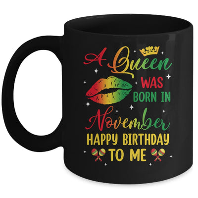 Jamaica Birthday Girl Party A Queen Was Born In November Mug | siriusteestore