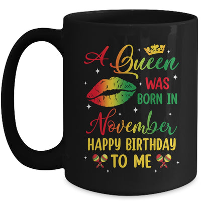 Jamaica Birthday Girl Party A Queen Was Born In November Mug | siriusteestore