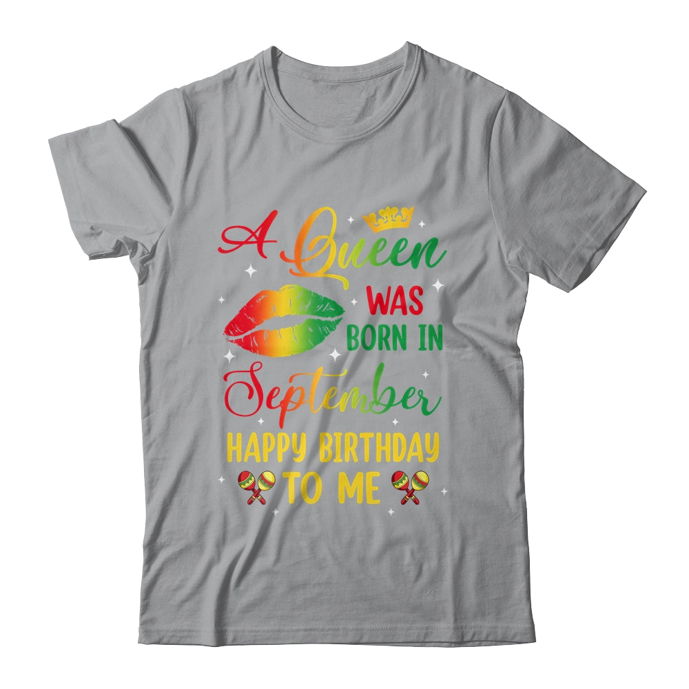 Jamaica Birthday Girl Party A Queen Was Born In September Shirt & Tank Top | siriusteestore